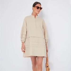 Pomander Place Cream Long Sleeve Dress